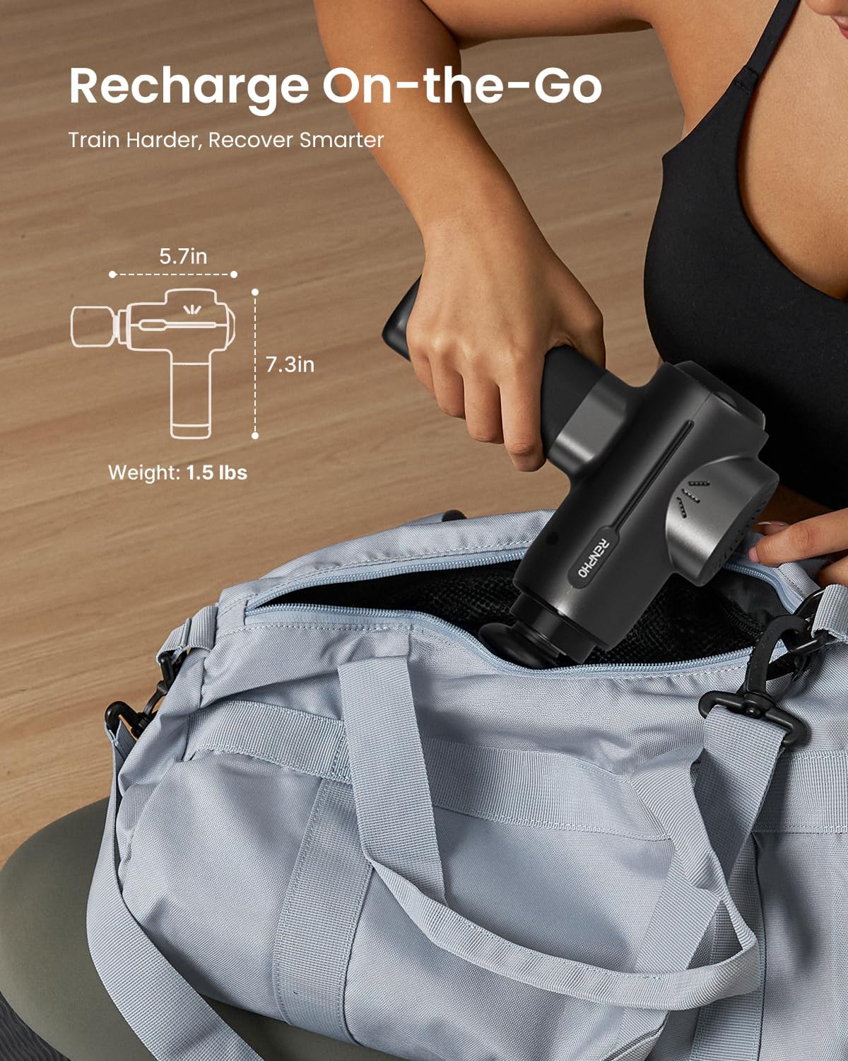 Massage Gun with Heat and Cold - Image 4